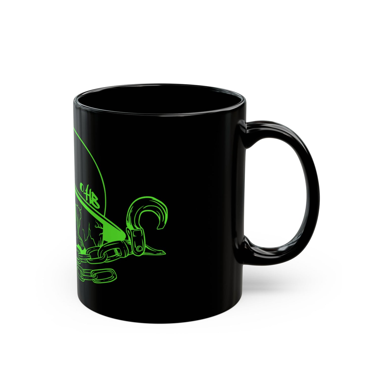 Green Skull Mug