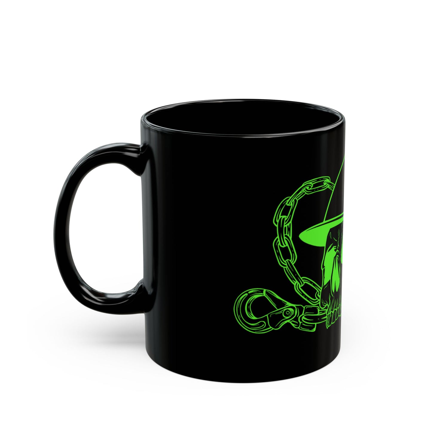 Green Skull Mug