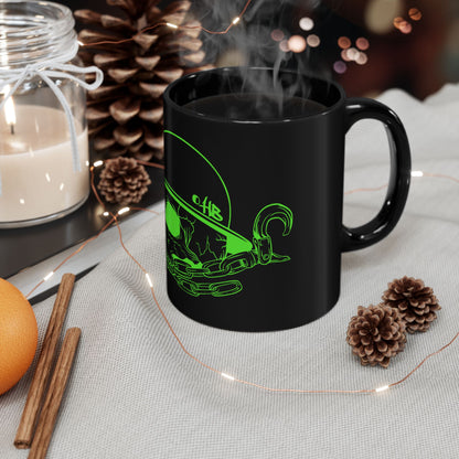 Green Skull Mug